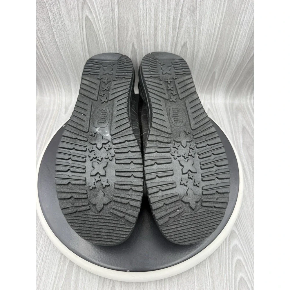 Hey Dude Wally Stretch Fleece Mens Size 13 Midnight Black Casual Slip On Shoes